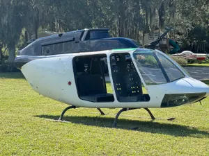Bell 206 Jet Ranger Helicopter Fuselage Display Movie Prop